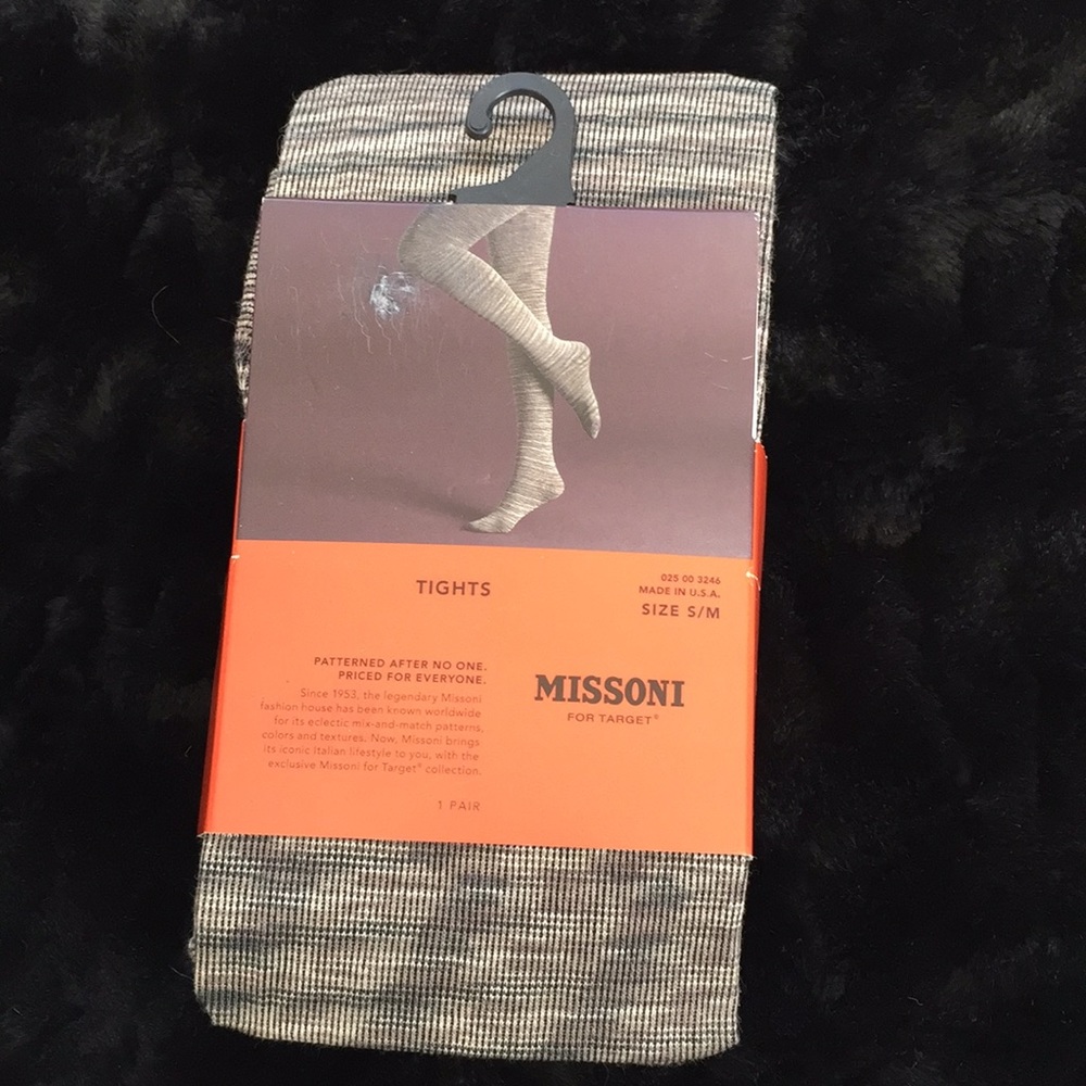 Missoni x Target S/M Grey Tights